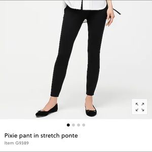 JCrew Pixie Pant in Stretch Ponte